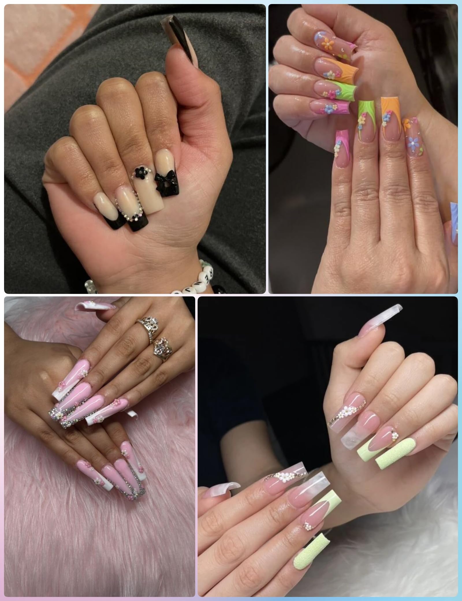 OPMADM resina ecológica para decoraciones duraderas en uñas