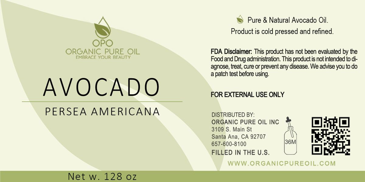 OPO Aceite de aguacate, proceso refinado y filtrado, aroma neutro.