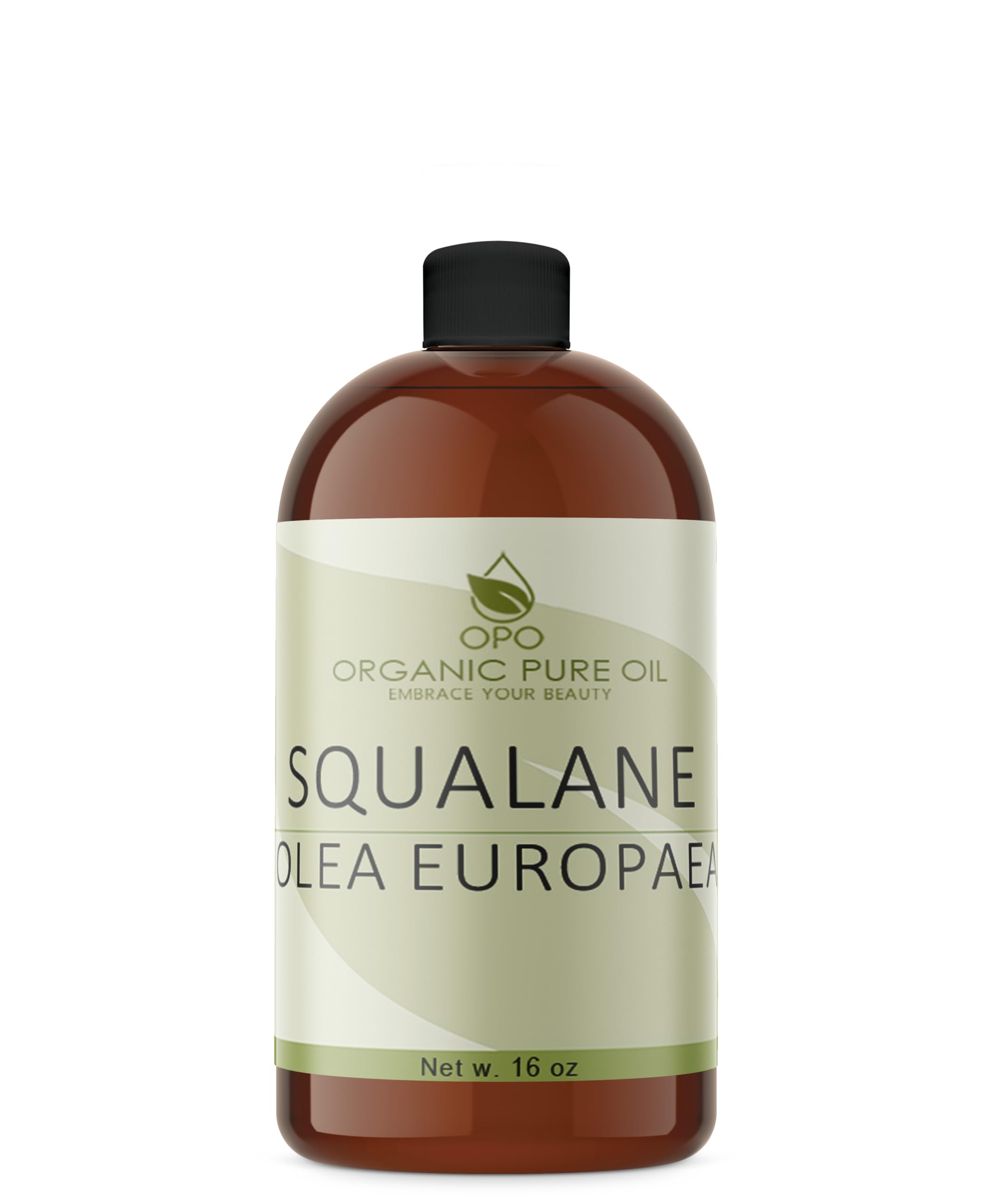 OPO Esqualano: botella de aceite de oliva para hidratación suave.
