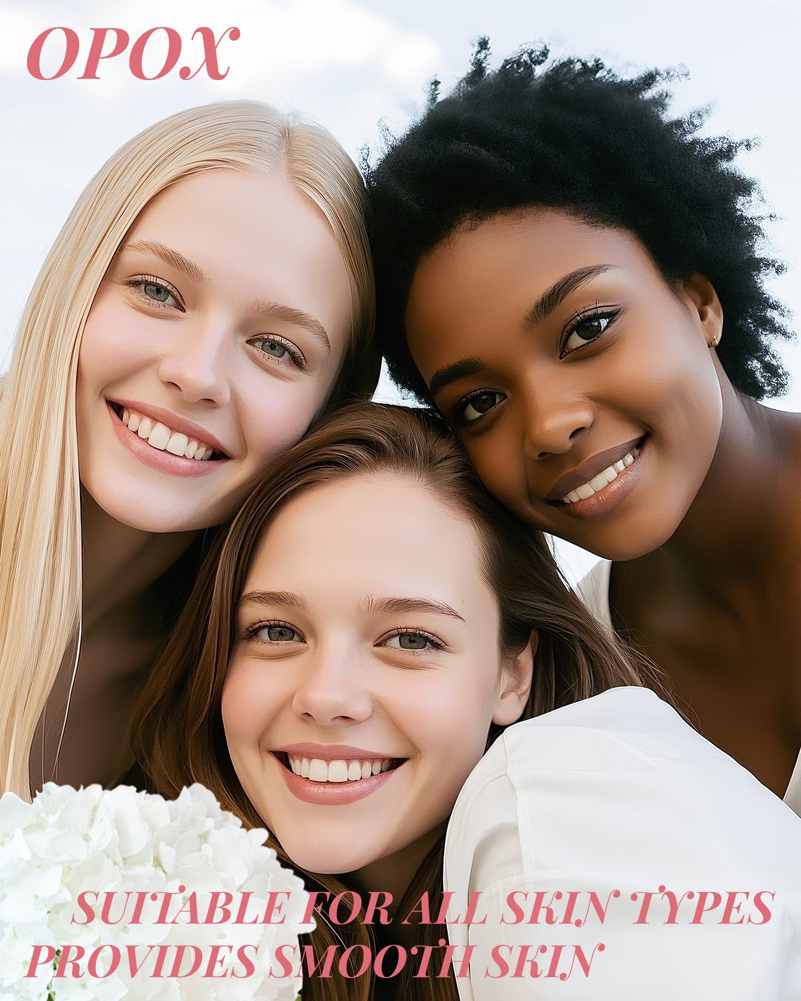 OPOX long-lasting smoothness for weeks after waxing
