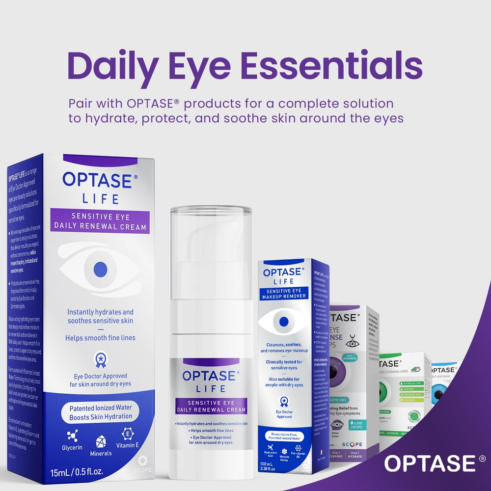 Optase LIFE aprobada-dermatologos-y-oftalmologos para uso suave.