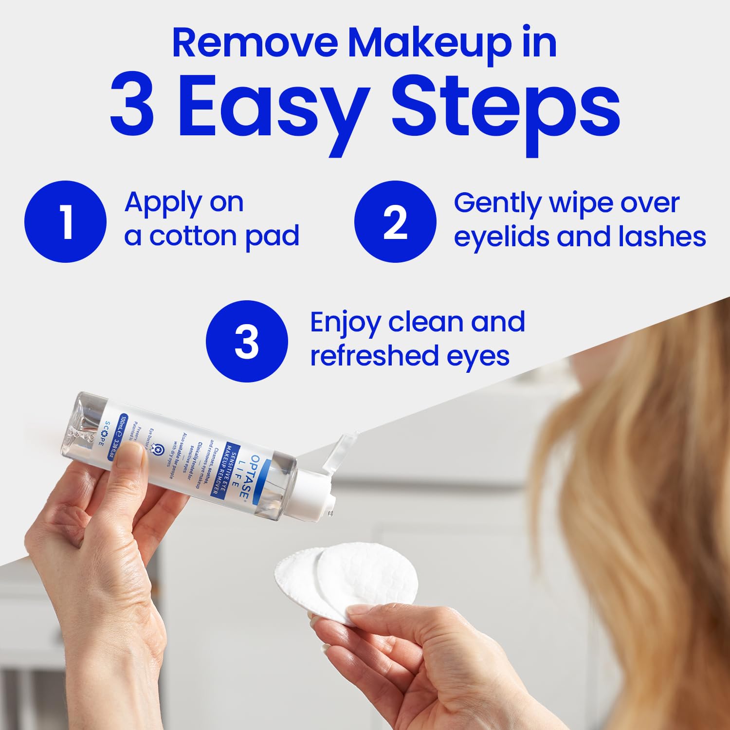 Miel de Manuka en Optase Life para nutrición ligera alrededor de ojos.