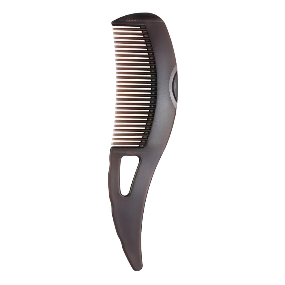 Optisake peine caspa con dientes anchos huecos para recoger grasa.