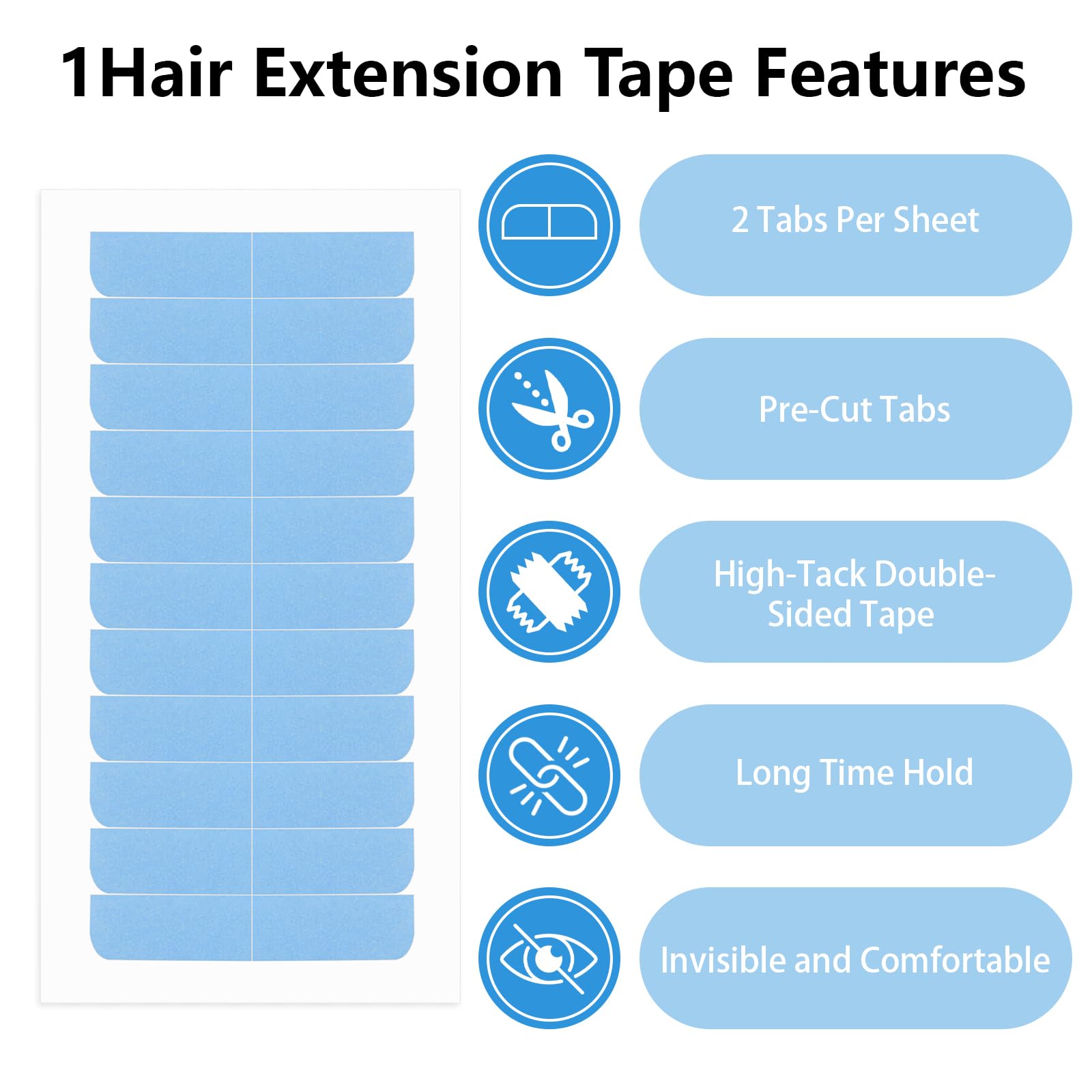 Opvixi adhesivo resistente a la humedad para fijación estable de extensiones.