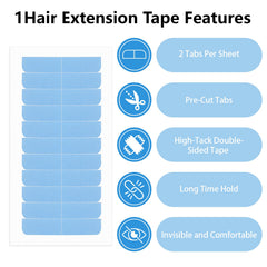 Opvixi adhesivo resistente a la humedad para fijación estable de extensiones.