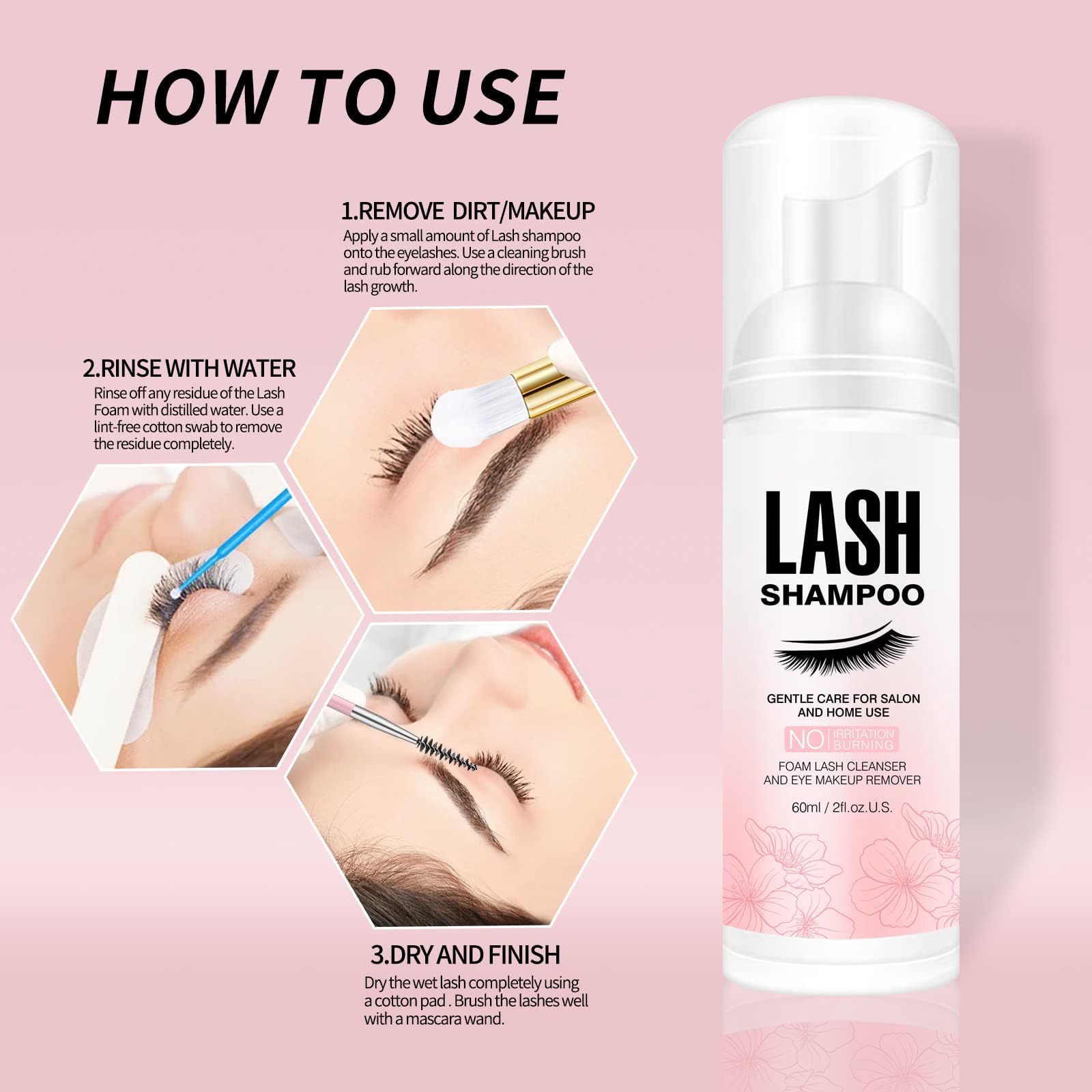 Prepara pestañas para futuras extensiones y mejora adherencia.