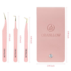 Oranllow pinzas con agarre diamante para mayor control durante la aplicación