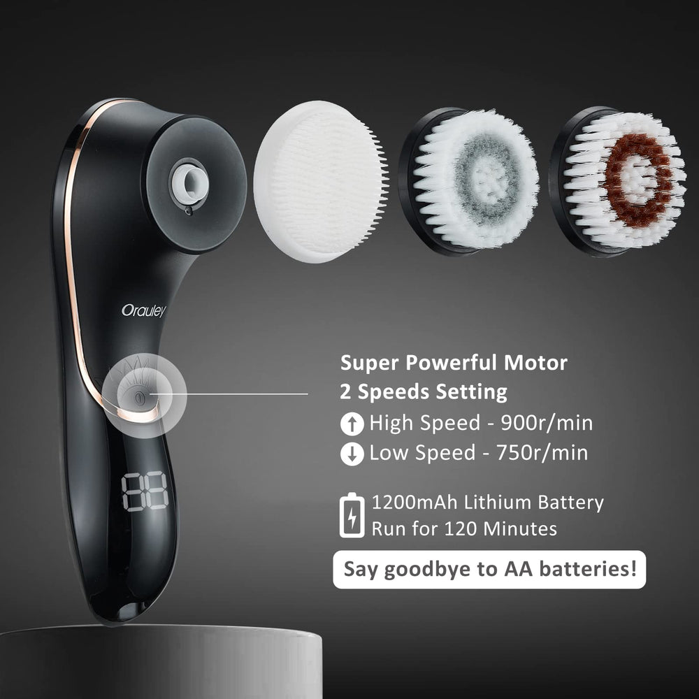 Orauley cepillo limpieza facial batería 1200mAh dura meses