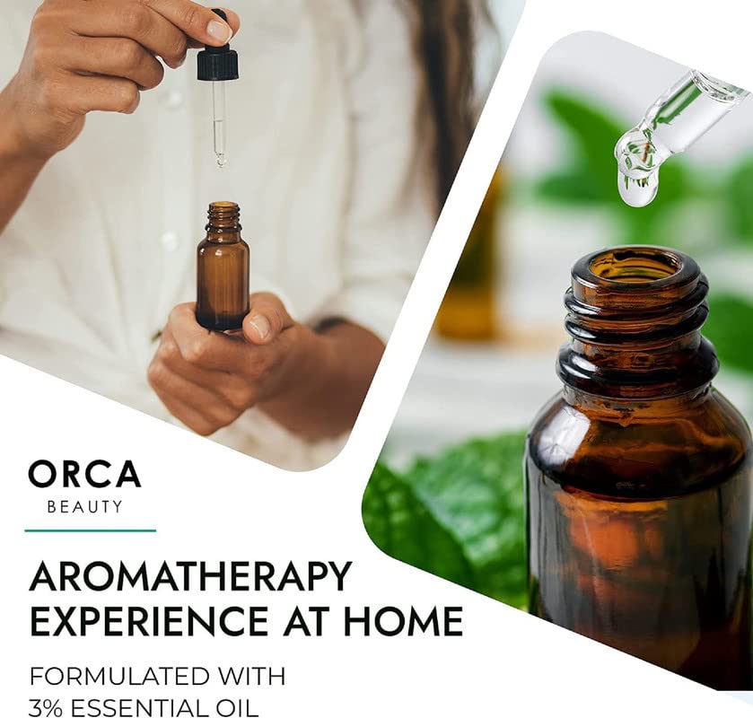 Orca Beauty bomba de ducha mentol eucalipto para frescura revitalizante.