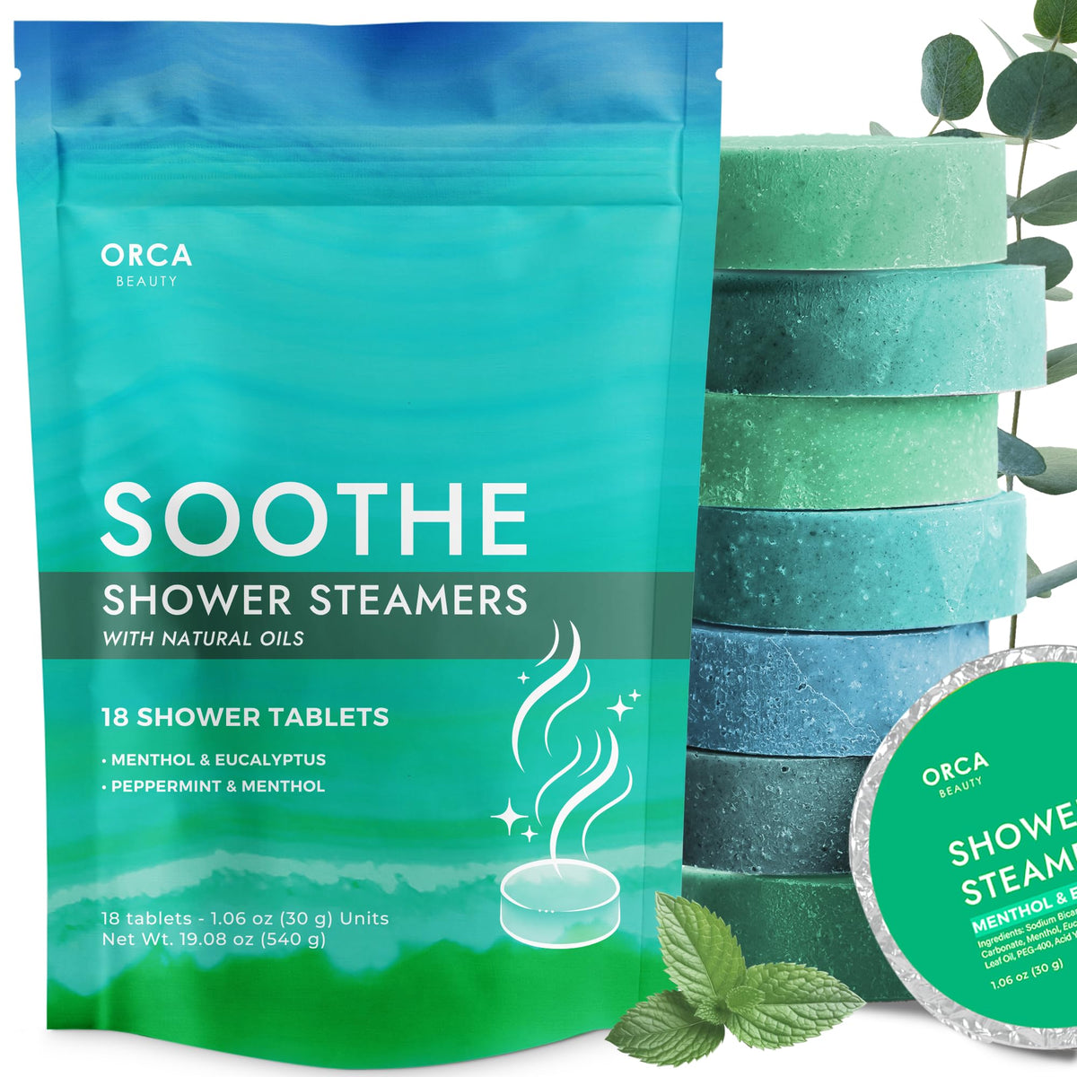 Orca Beauty bombas de ducha relajación para una experiencia aromática