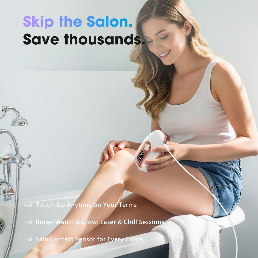 Oreeth IPL depilación de bikini con precisión.