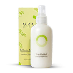 ORG exfoliante corporal gel profundo limpia impurezas para piel suave
