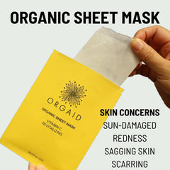 ORGAID aplicación de mascarilla de tejido para relajación facial