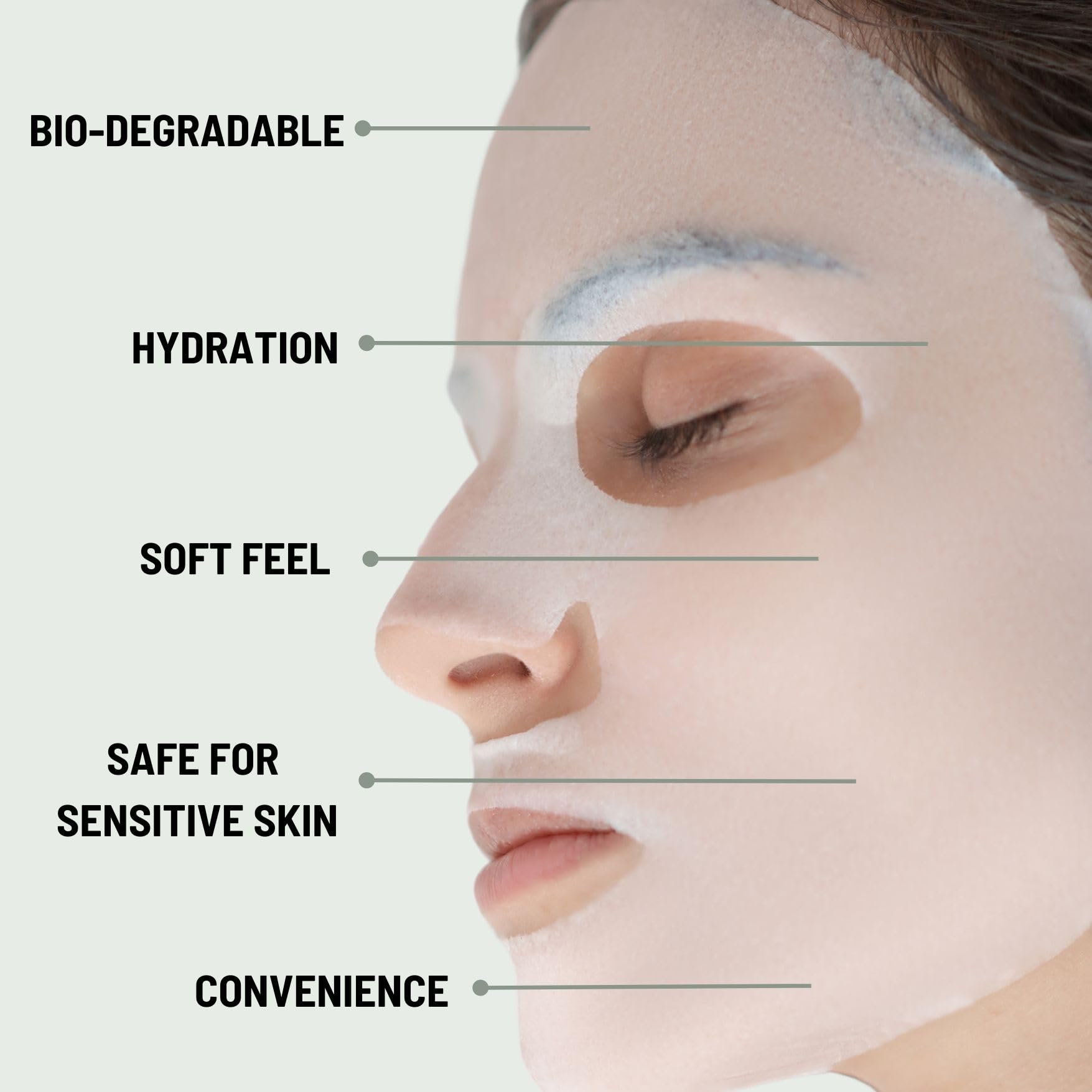 ORGAID piel más hidratada y suave tras la mascarilla.