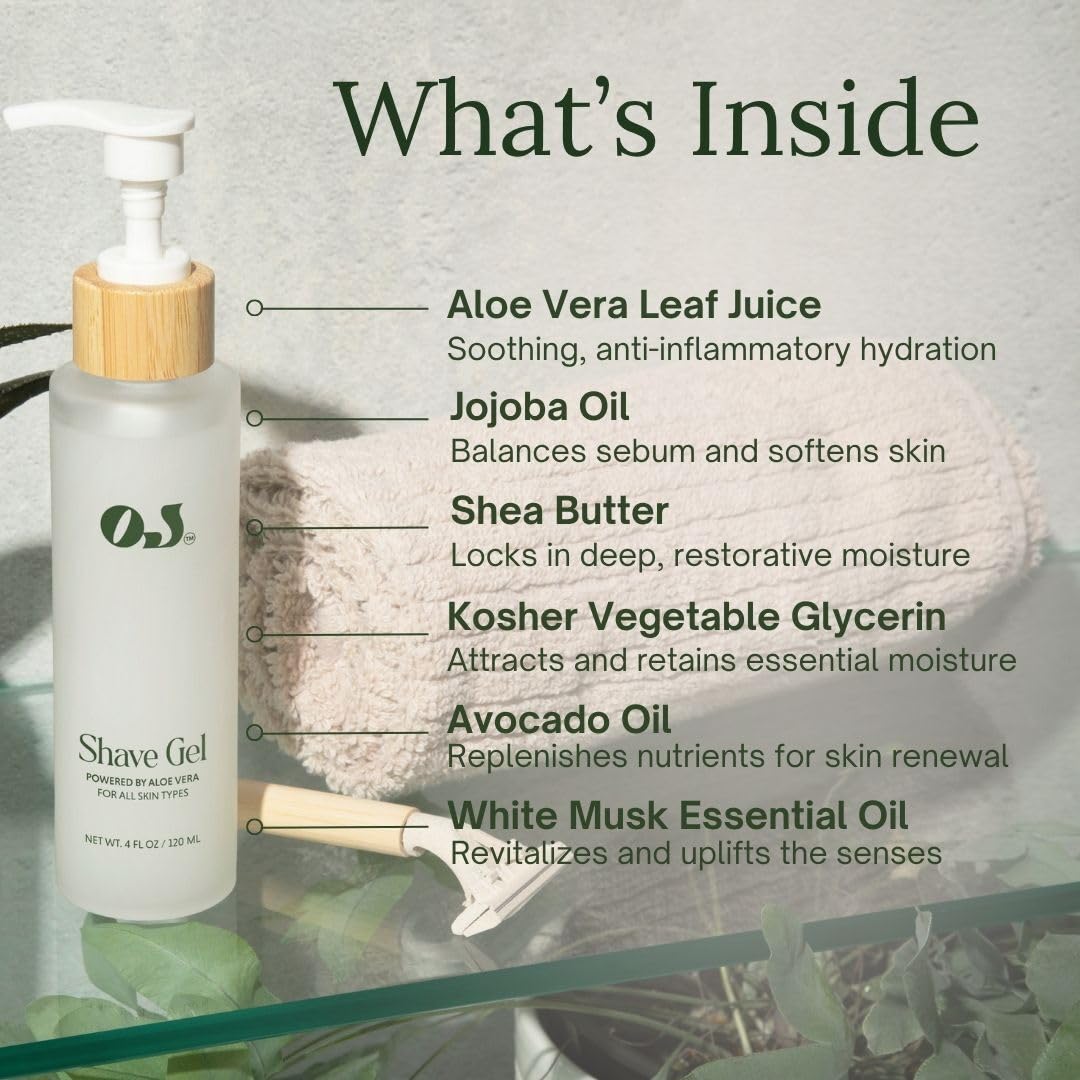 Organic Jaguar uso diario para piernas y barba, afeitado cómodo y controlado