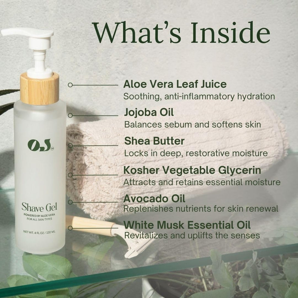 Organic Jaguar uso diario para piernas y barba, afeitado cómodo y controlado