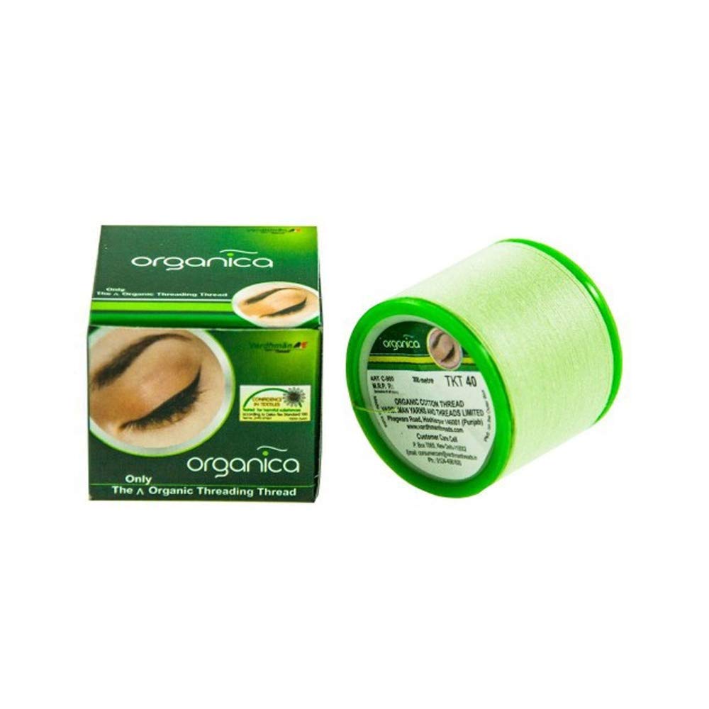 Organica hilo cejas, textura suave ideal para piel sensible