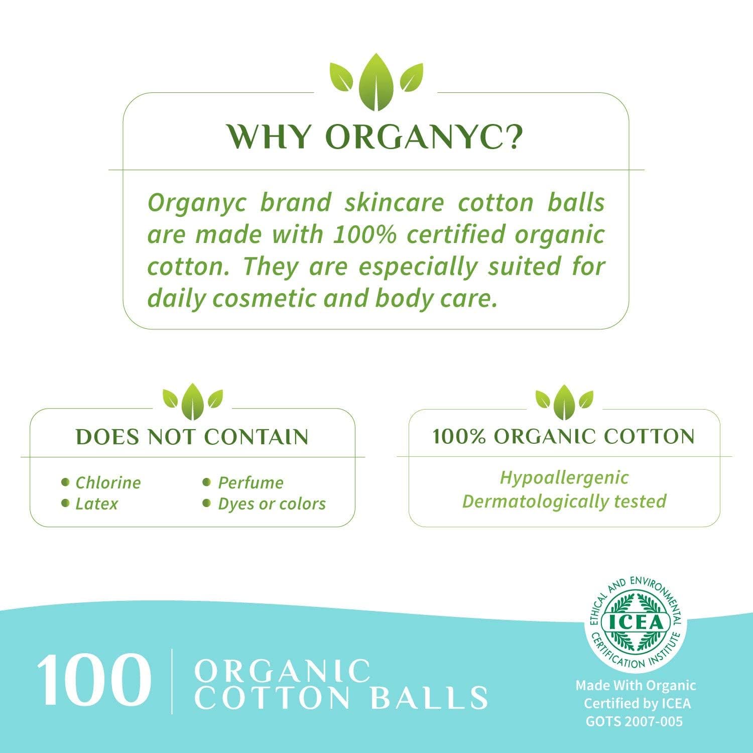 Organyc algodón orgánico certificado como opción responsable para piel sensible.