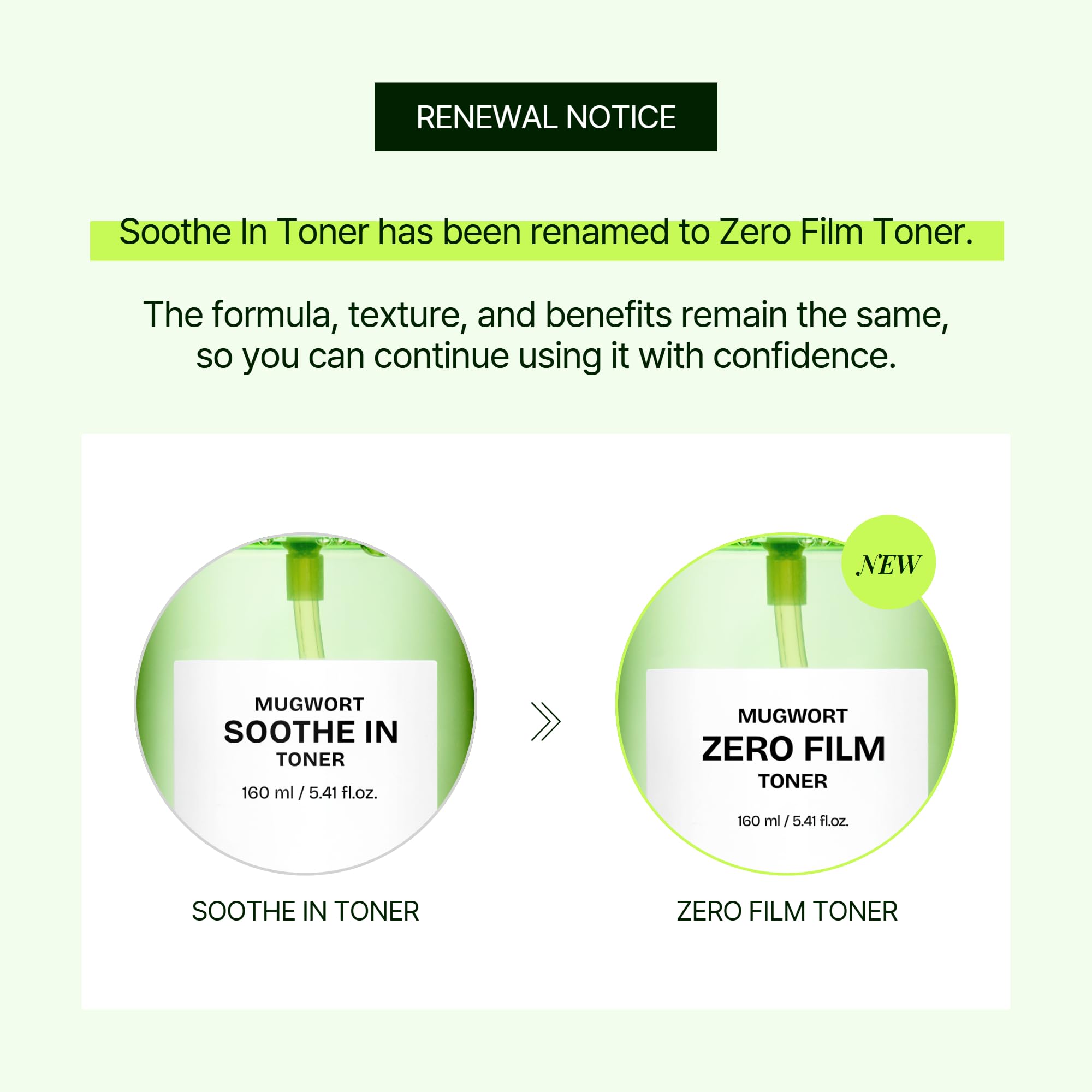 Orien Artemisa Zero Film Toner, aplicación en rostro para una sensación suave.