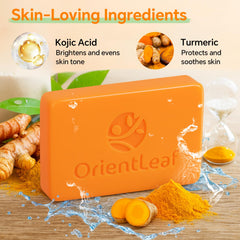 ORIENTLEAF Ingredientes Hidratantes: sorbitol, oliva y karité para piel equilibrada.