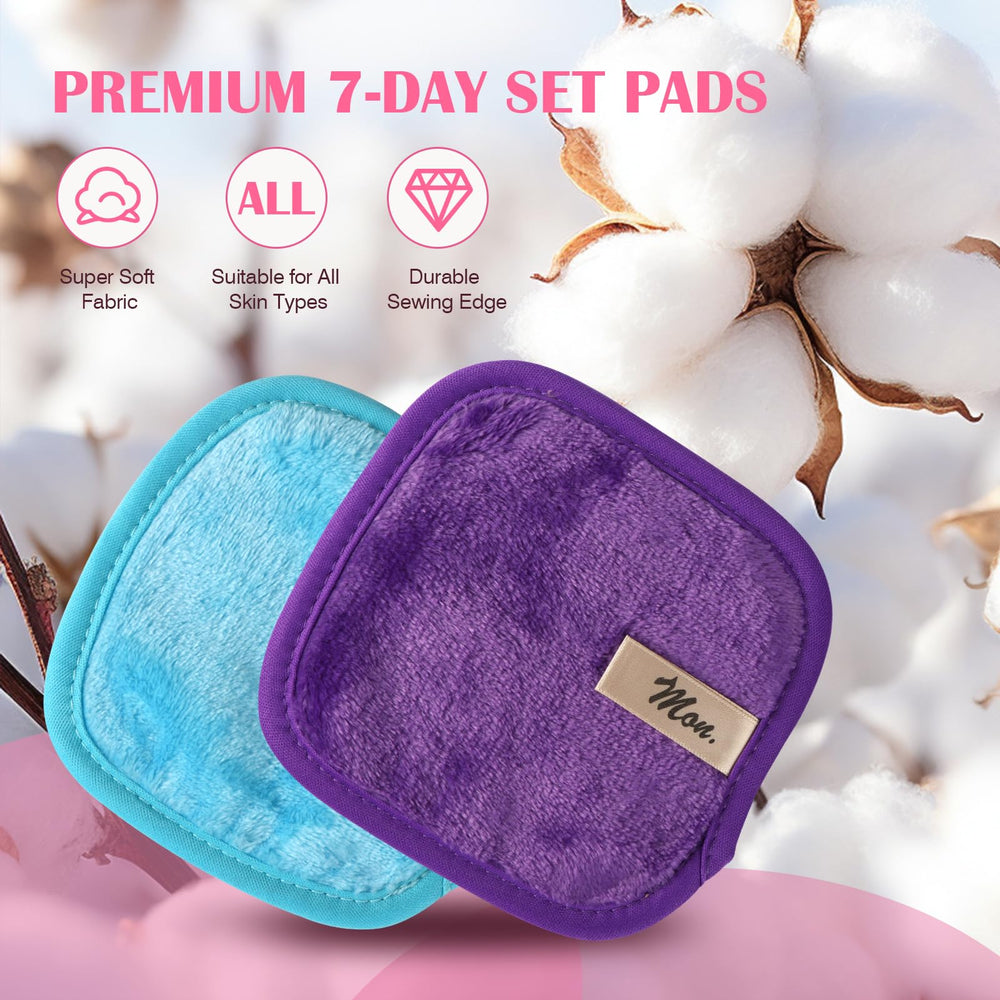 Toallitas Orighty, textura suave y absorbente, ideales para desmaquillar ojos y labios.