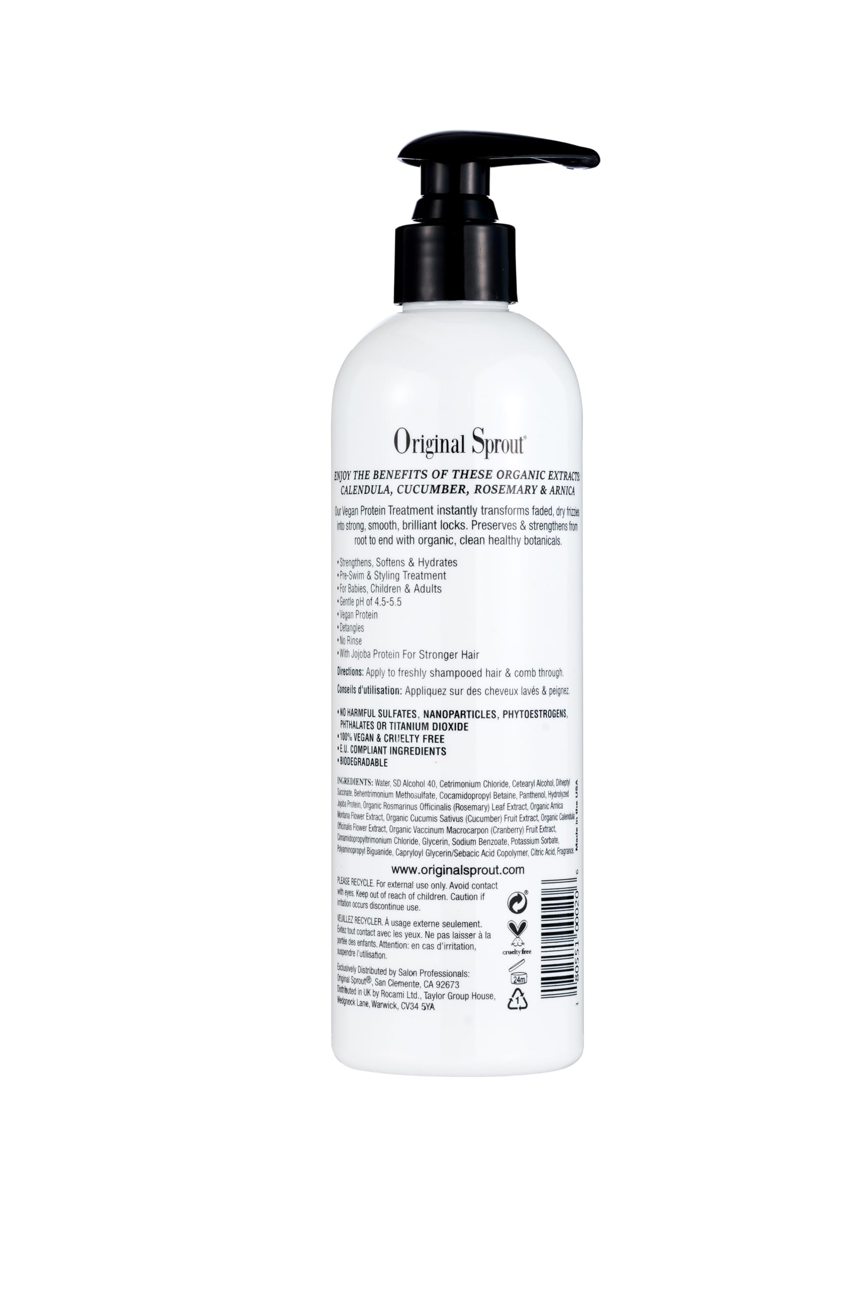 Original Sprout Acondicionador sin enjuague hecho en EE. UU., cuidado diario del cabello.