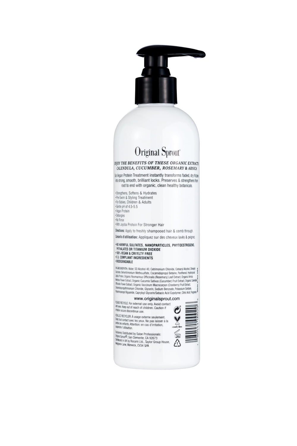 Original Sprout Acondicionador sin enjuague hecho en EE. UU., cuidado diario del cabello.