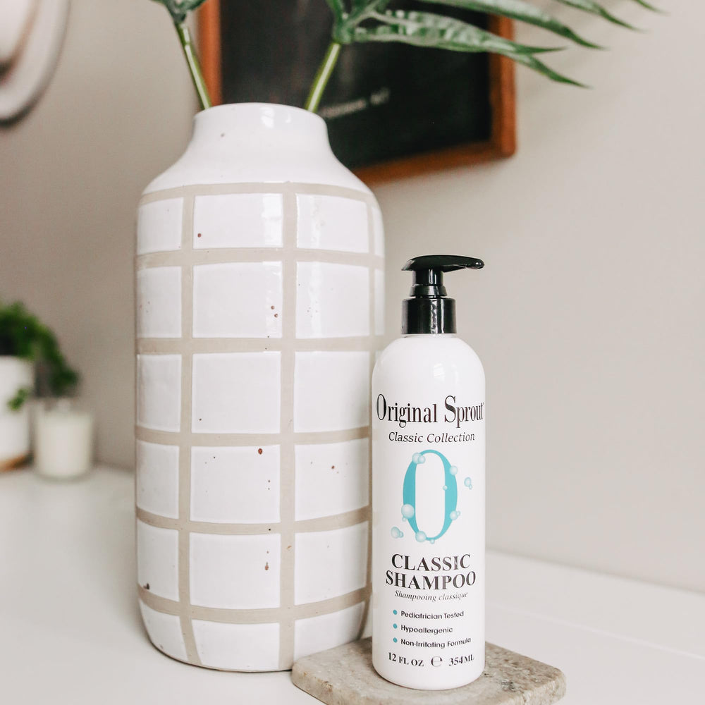 Original Sprout Classic Shampoo apto para cabello teñido y tonos duraderos.