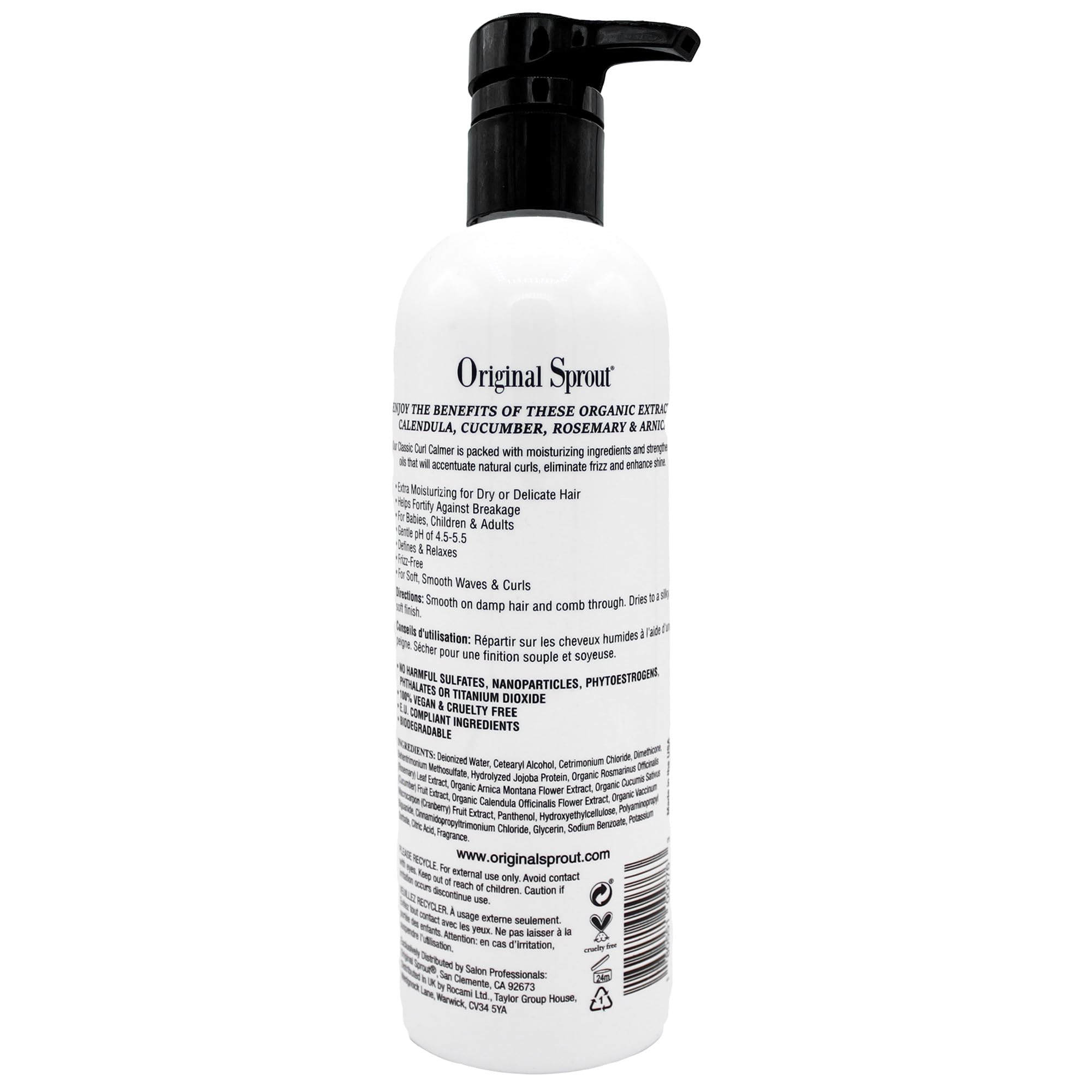 Original Sprout Curl Calmer, ideal para mezclar con aceite para sellar humedad.