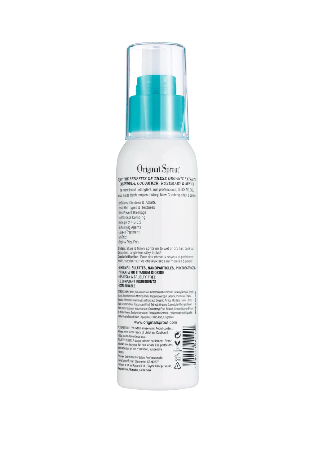 Original Sprout Desenredante Milagroso ideal para niños y adultos con cabello largo