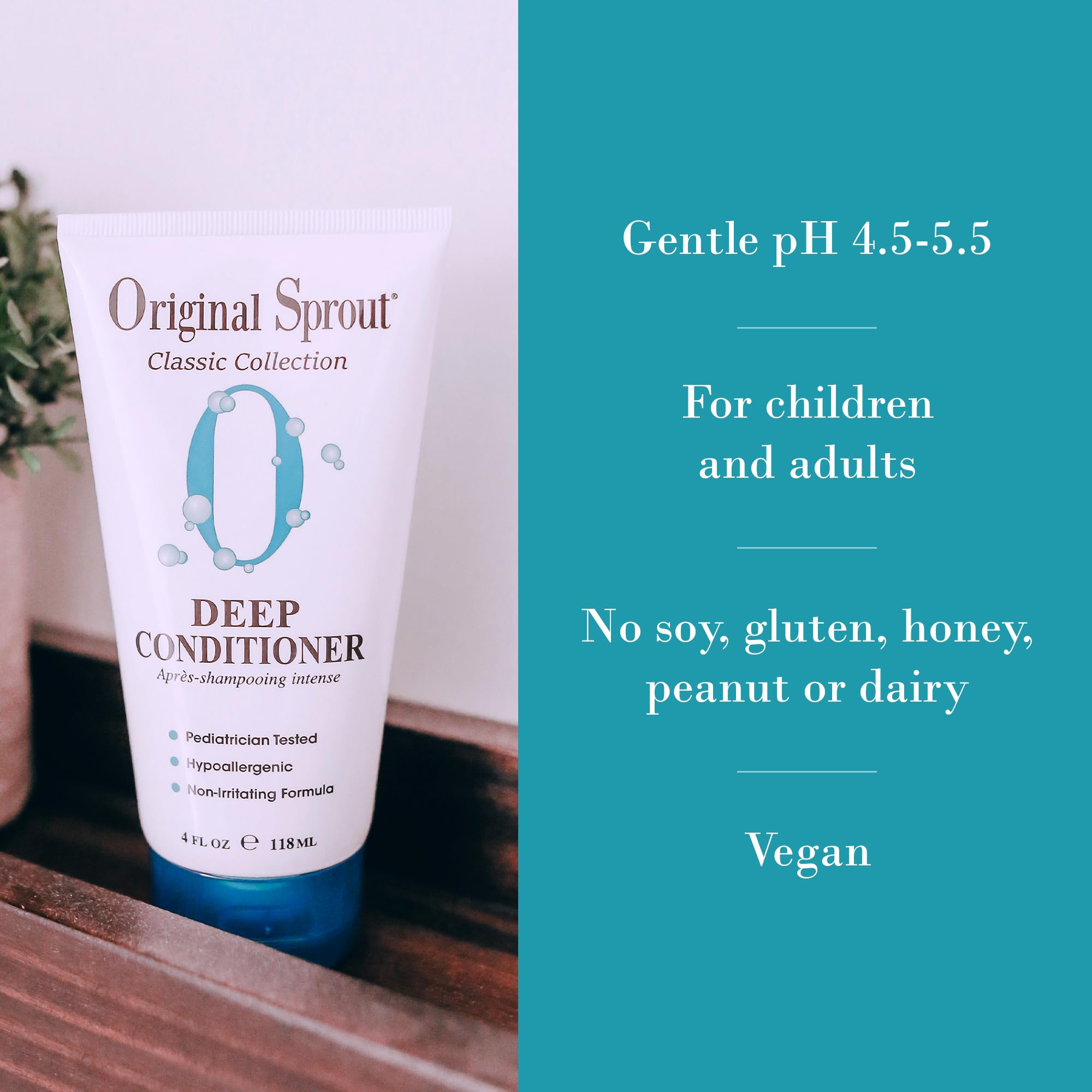 Original Sprout fórmula vegana y libre de crueldad para cuidado diario del cabello