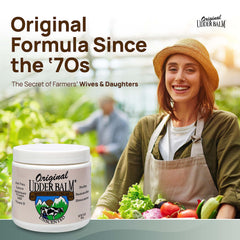 Original Udder Balm textura espesa, ideal para manos y pies secos.