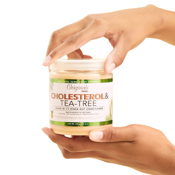 Originals by Africa's Best Colesterol con Aceite de Árbol de Té, crema reparadora para cabello dañado.