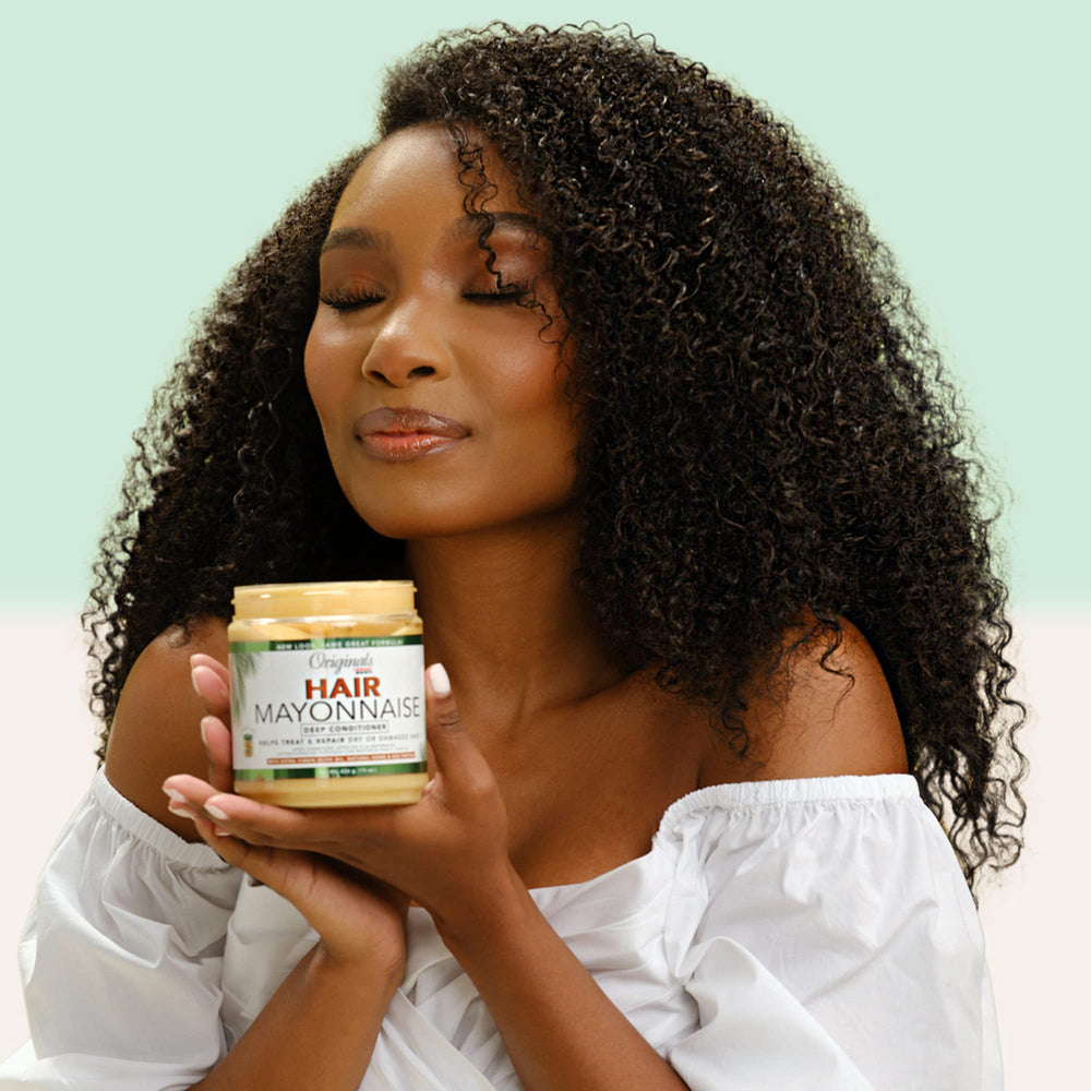 Originals by Africa's Best Hair Mayonnaise aceite de oliva aporta brillo