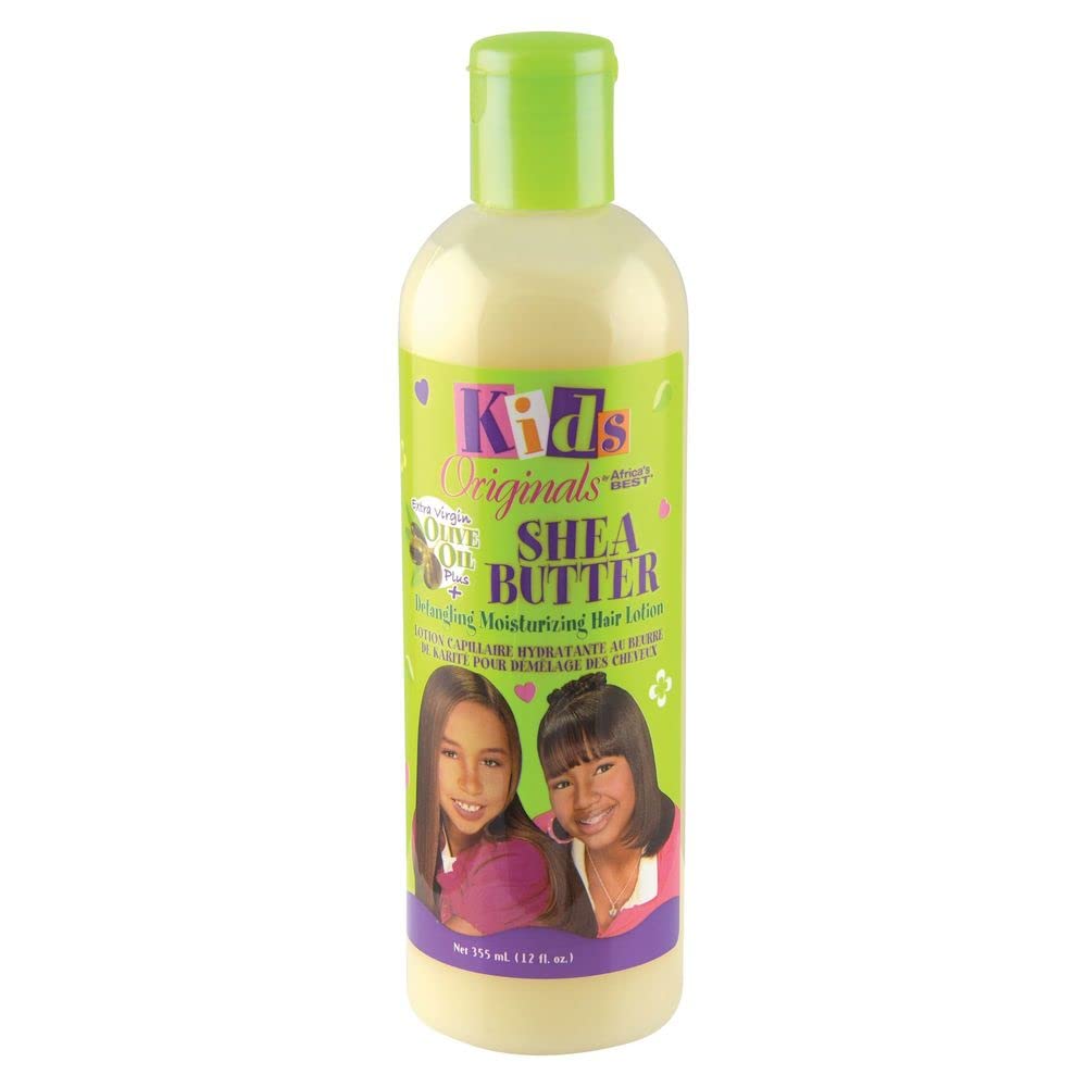 Originals by Africa's Best: botella 12oz frontal para desenredar suave y humectante.