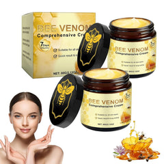 Orlador veneno de abeja: aplicación suave en la piel para hidratación diaria.