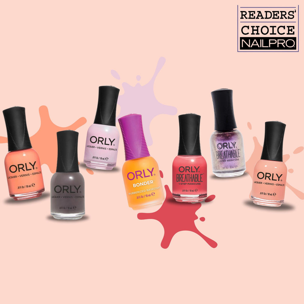 Orly Bonder, aplicación precisa para uñas lisas y uniformes.