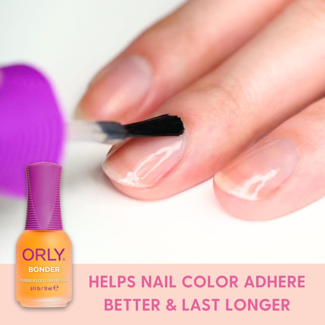 Orly Bonder, capa base con durabilidad para manicuras de dos semanas.