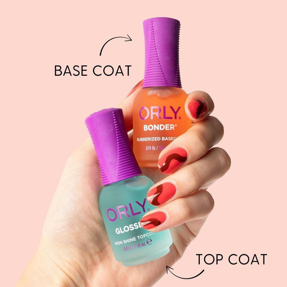 Orly Bonder, empaque spa elegante para la experiencia de manicura.