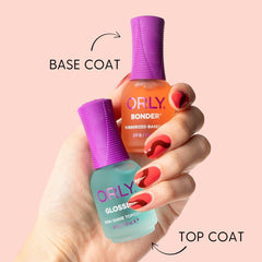 Orly Bonder, empaque spa elegante para la experiencia de manicura.