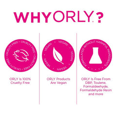 Orly Breathable Kiss Me I'm Kind: aplicación con pincel para uñas brillantes.
