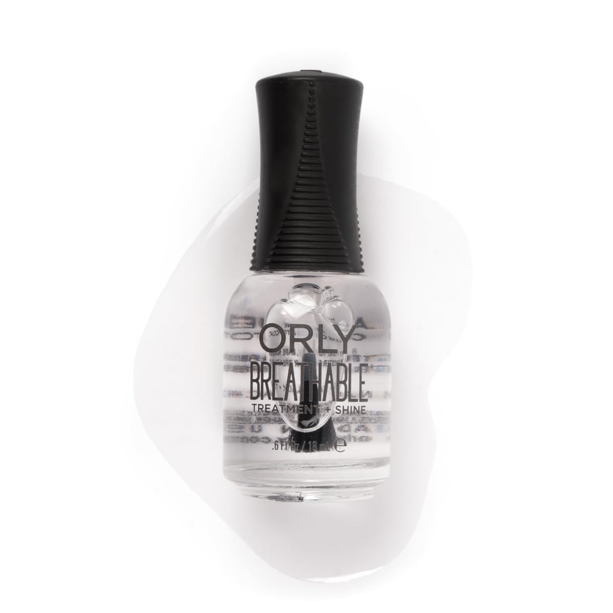 Orly transpirable color de uñas, capa transparente, brillo duradero.