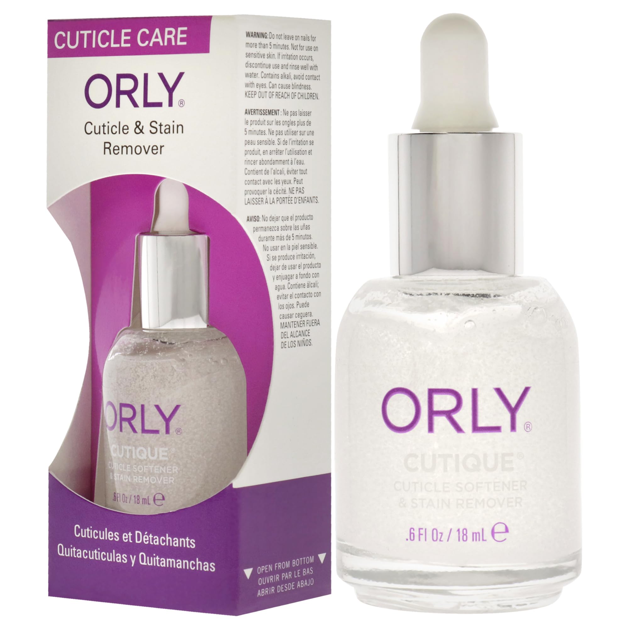 Orly uñas cuidadas diariamente, apariencia limpia y saludable.