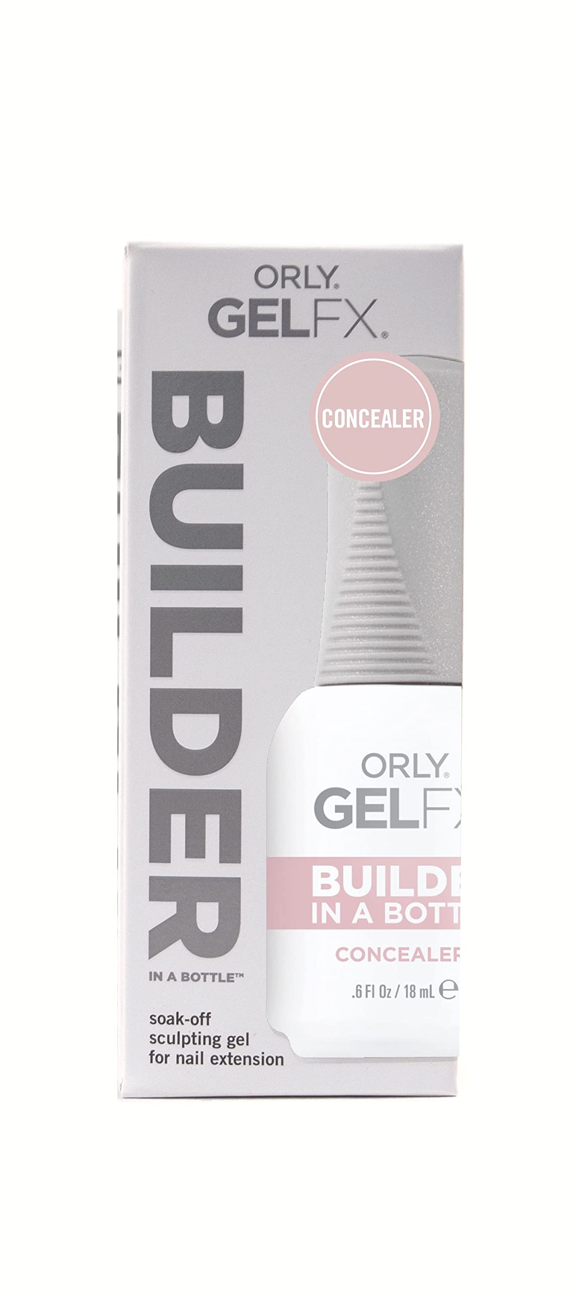 Orly GelFX Builder sirve como base para arte de uñas, estilo francés.