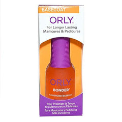 Orly ligante de uñas muestra aplicación para manicura duradera