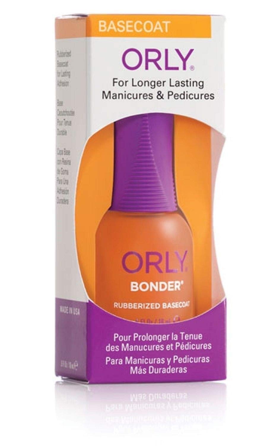 Orly ligante de uñas con base elástica para mayor adherencia