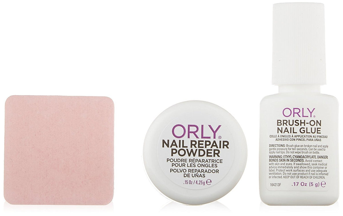 Orly Nail Rescue Boxed Kit, envase y empaque elegantes para regalo o almacenamiento