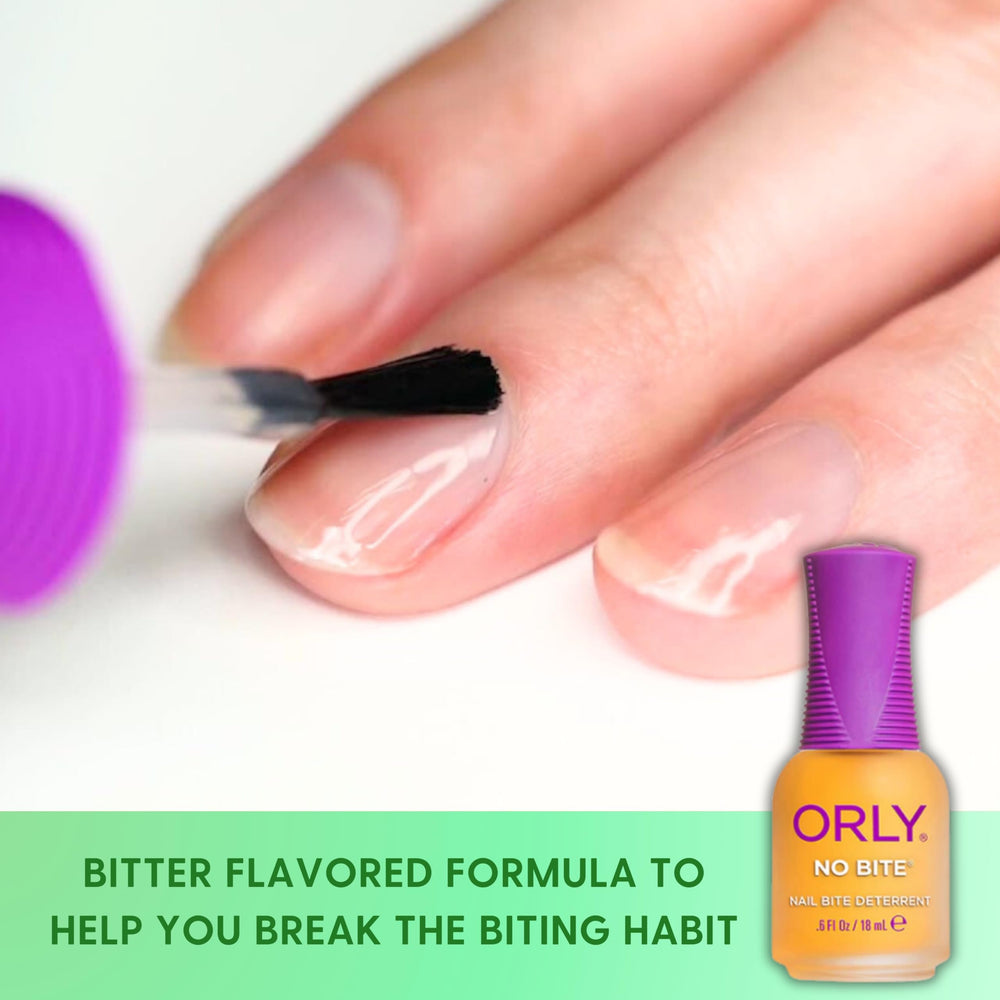 Orly No Bite: capa invisible sobre uñas protege la manicura durante el día.