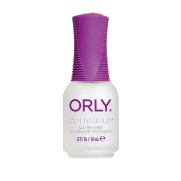 Orly Polishield brillo intenso para una manicura duradera.