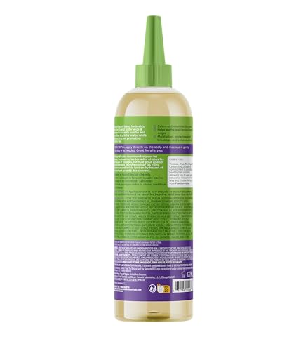 ORS Aceite Braidzone envase Lavanda muestra aroma relajante y cuidado capilar.